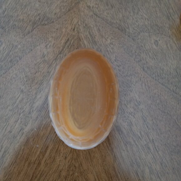 Westmoreland Mini Hen on a Nest Peach Frosted Glass - Picture 15 of 16